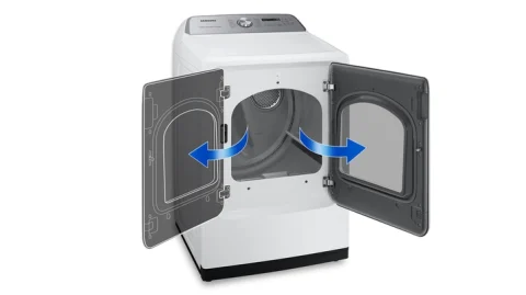 Flexible opening - Reversible Dryer Door