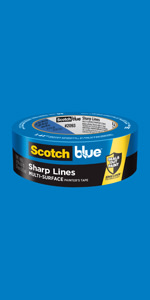 Scotch 2060-36AP Masking Tape For Hard To Stick Surfaces Green 1-1