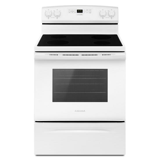 White electric outlet oven