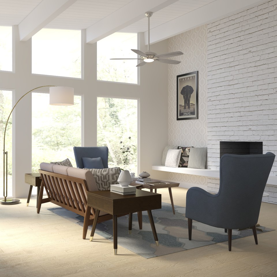Minka Ceiling Fan Co. Baskinville 52-in 