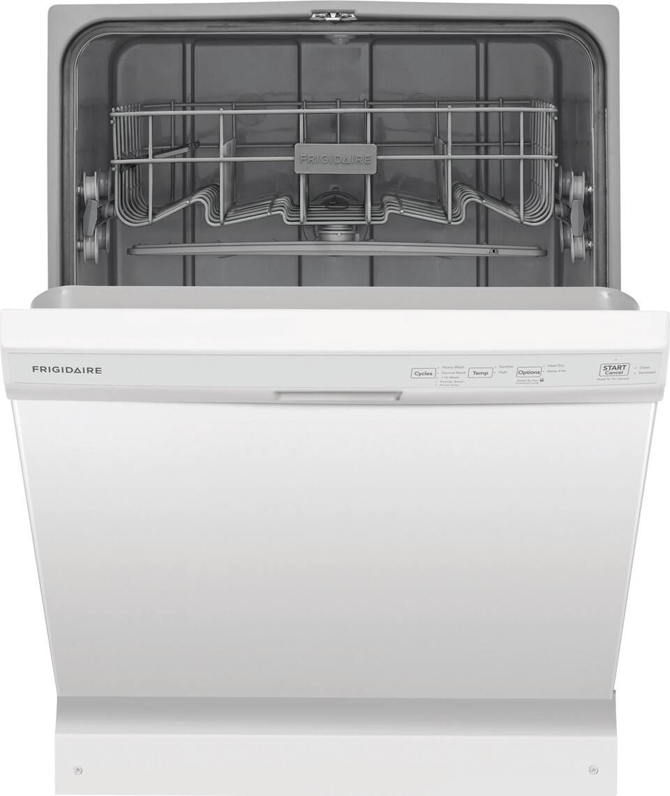 Frigidaire store dishwasher white