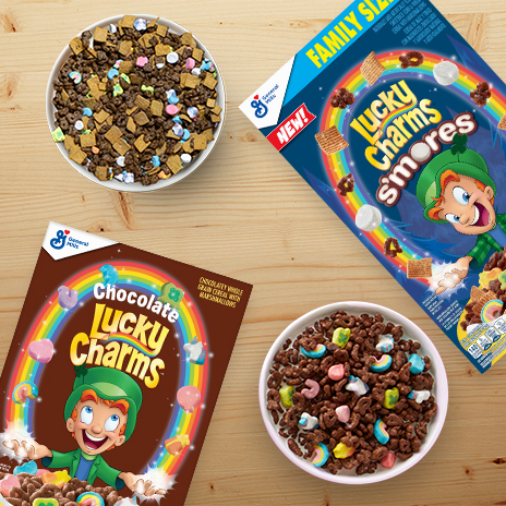 Lucky Charms Cereal Marshmallows Whole Grains Family Size 526 g - Voilà  Online Groceries & Offers
