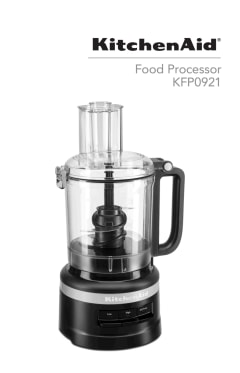 KitchenAid 7 Cup Food Processor - Black - KFP0718BM