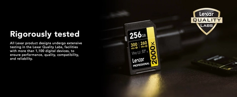 Lexar GOLD Series Professional 2000x 128GB UHS-II SDXC Memory Card