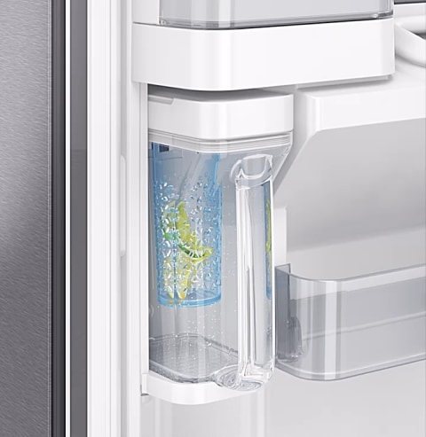 Samsung Rf28r6221sr 28 Cuft French Door Refrigerator With Autofill Water Pitcher In Stainless Steel Brandsmart Usa