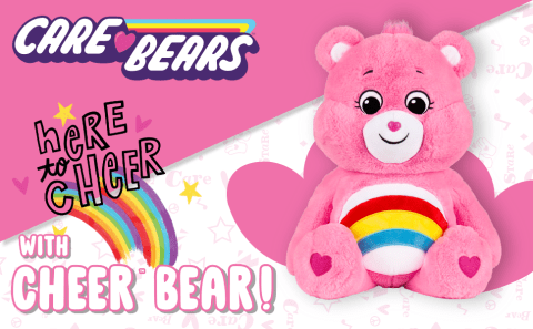 Care Bears Sequin Plush, Cheer Bear - Special Collector's Edition Plushie  for Ages 4+ Stuffed Animal, Super Soft, Cuddly, Good for Girls and Boys