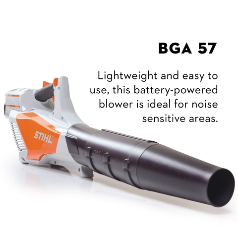 STIHL BGA 57 123 mph 365 CFM 36 V Battery Handheld Leaf STIHL BGA 57 123 mph 365 CFM 36 V Battery Handheld Leaf