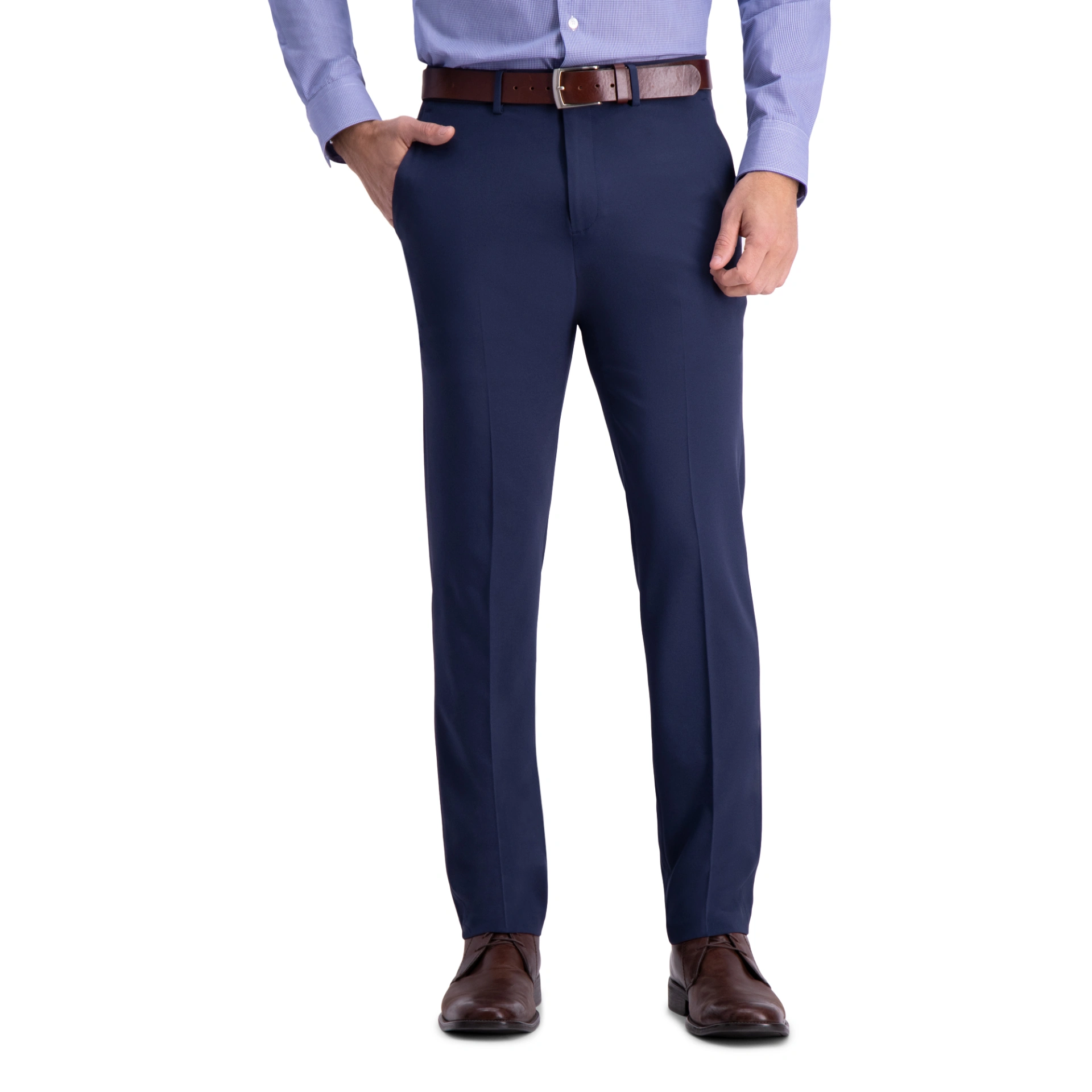 mens haggar active series straight fit dress pants Haggar The Active Series Urban Utility Straight Fit Cargo Pants, Flat Front in Medium Grey