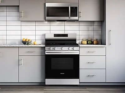 Samsung 6 Cu. Ft. Stainless Gas Range NX60A6111SS AA Abt