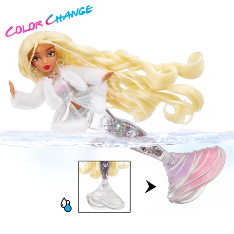 Mermaze Mermaidz Winter Waves Gwen Doll – Color-Changing Tail With Glitter, Fashion Accessories - View #7