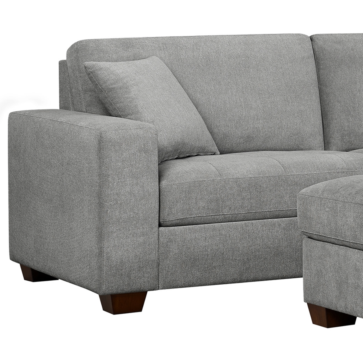 Thomasville Miles Fabric Sectional with Storage Ottoman OBappliances