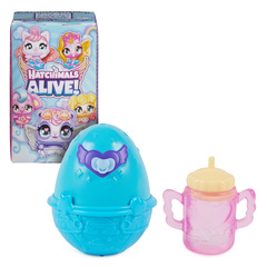 Hatchimals Alive Hatchi-Nursery Playset with 4 Figures, 13 Accessories 