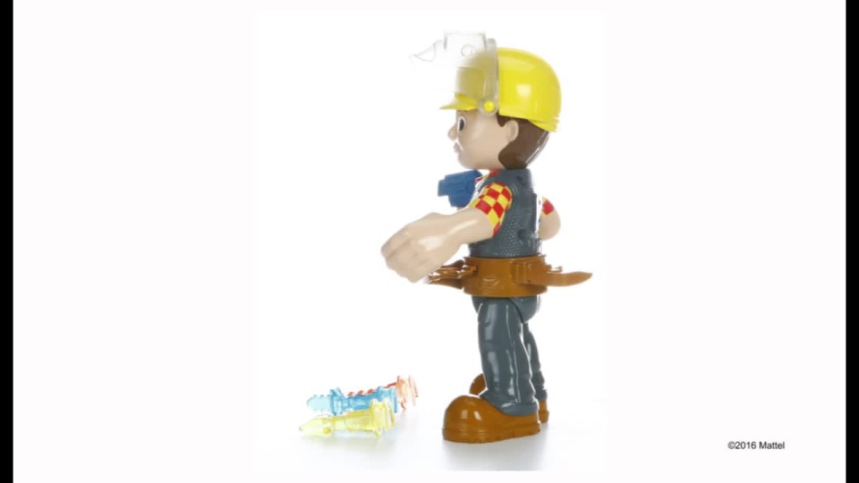 Bob the Builder Switch & Fix Fisher-Price Lights Sounds Drilling Tool Man 