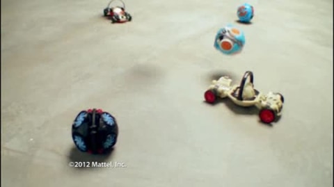 thumbnail video image 2 of Hot Wheels Ballistks Charlie Bravo 6.1 Automated Moving Target, 2 of 8
