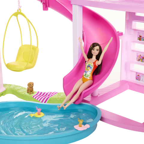 Barbie dreamhouse size online