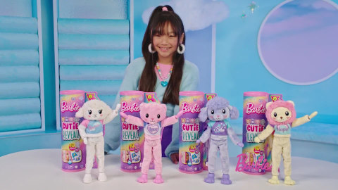  Barbie Doll, Cutie Reveal Unicorn Plush Costume Doll with 10  Surprises, Mini Pet Unicorn, Color Change and Accessories, Fantasy Series :  Toys & Games