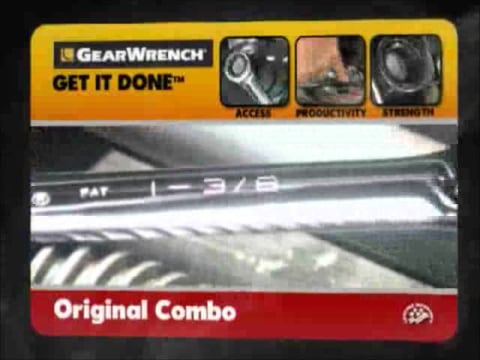 GEARWRENCH 5 Pc. 12 Pt. Ratcheting Combination Wrench Set, SAE - 93005 5  Piece Set