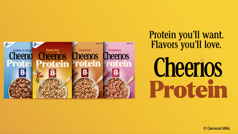 thumbnail video image 2 of Cheerios Protein Cereal, Cookies and Crème, 8g Protein, Family Size, 15 oz, 2 of 15