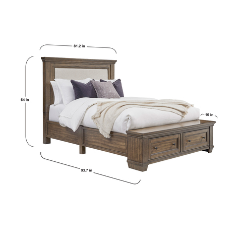 King Storage Bed Dimensions