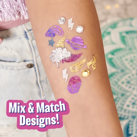 Cool Maker Shimmer Me Body Art with Roller, Metallic Foils and