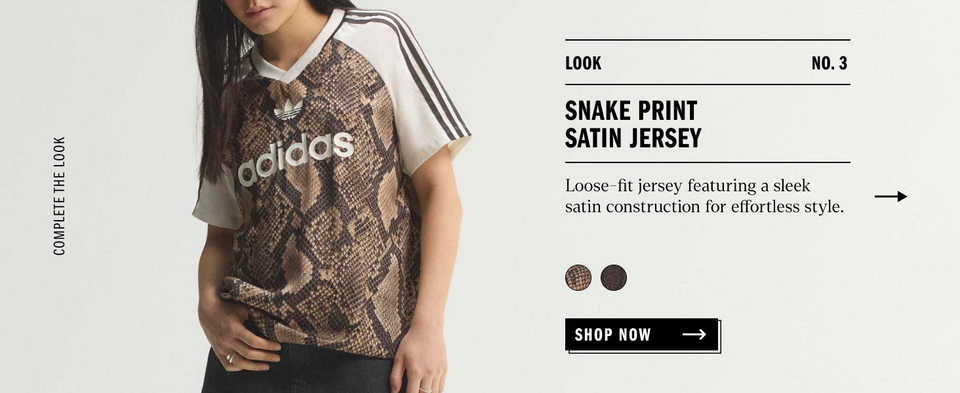 Snake print satin jersey