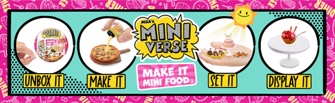 New Surprise Doll MGAs Miniverse Entertainment Make It Mini Lifestyle MINI  FOOD Series Mini Collectibles DIY Toy Collection - AliExpress