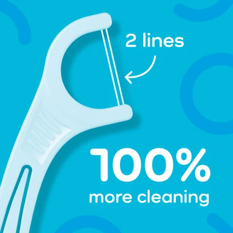 2 lines, 100% more cleaning