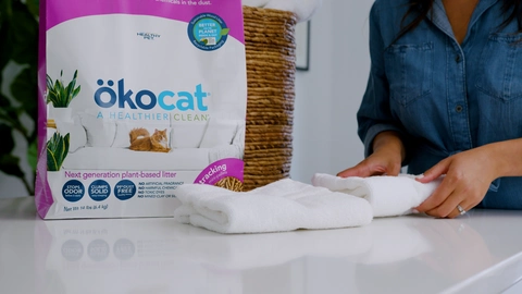 Okocat Low Tracking Clumping Mini Pellets Wood Cat Litter 10 lbs. Petco