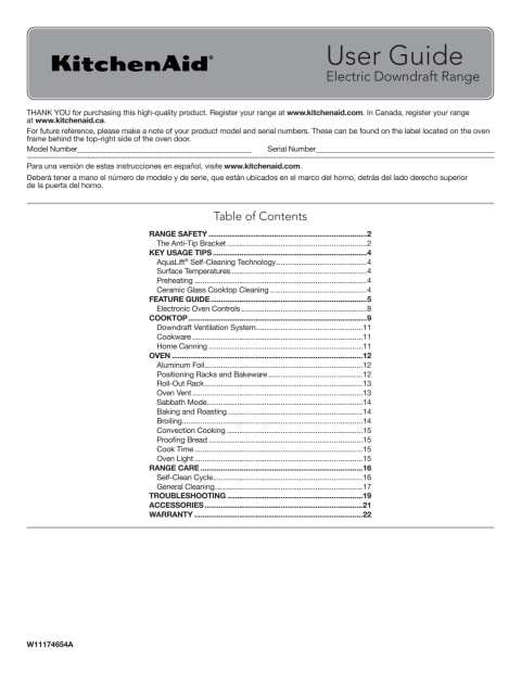Kseg950ess Kitchenaid 30 Inch 4 Element Electric Downdraft Slide In Range Stainless Steel Stainless Steel Manuel Joseph Appliance Center