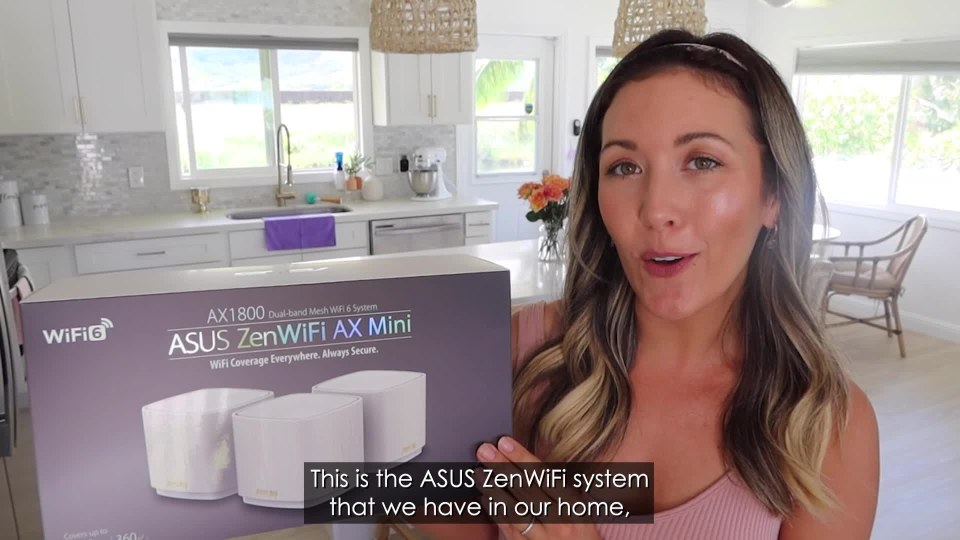 thumbnail video image 2 of ASUS ZenWiFi Whole-Home Tri-Band Mesh WiFi 6E System (ET8 2PK), Coverage up to 5,500 sq.ft & 6+Rooms, 6600Mbps, New 6GHz Band, AiMesh,Instant Guard, 2 of 8