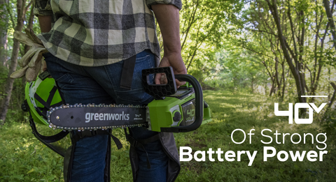 Greenworks 14 40 Volt Brushless Cordless Chainsaw at Menards