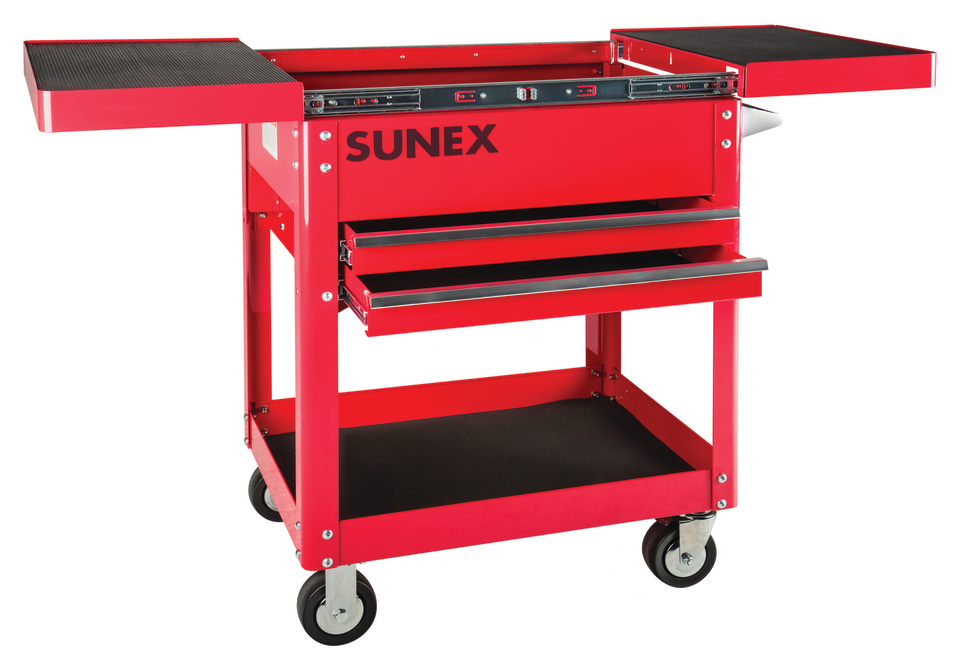 Metal Utility Service Cart Rolling Storage Shelves Storage Trolley Cart -  China Toolbox, Tool Box