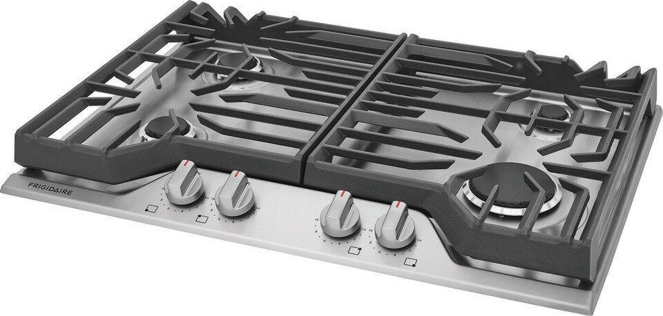 Frigidaire 30 in. Gas Cooktop in Stainless Steel with 4-Burners