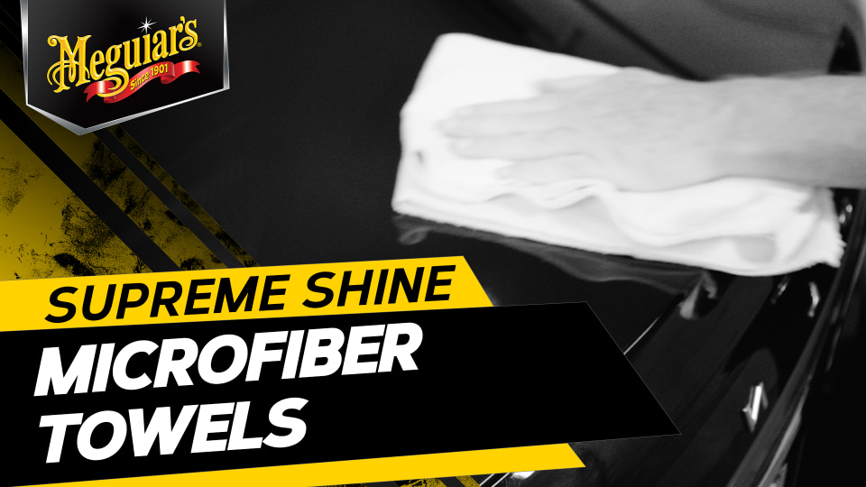 thumbnail video image 2 of Meguiar's Supreme Shine Microfiber Towels, X2020, Pack of 3, 2 of 11