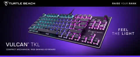 Turtle Beach® Vulcan TKL Wired Mechanical Gaming Keyboard (Black
