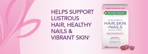 Helps Support Lustrous Hair, Healthy Nails and Vibrant Skin†