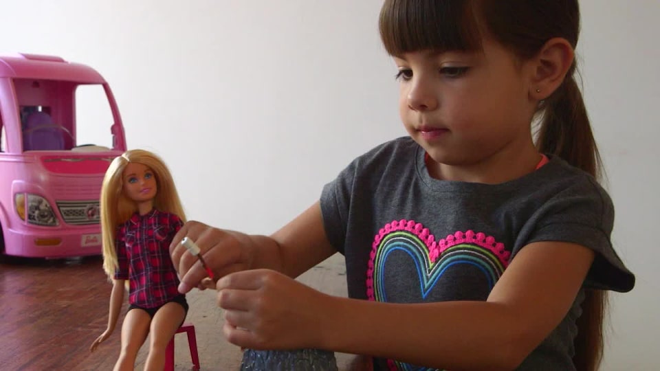 thumbnail video image 2 of Barbie Sisters Campfire Doll, 2 of 10