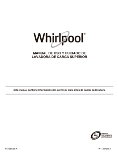 ▷ Whirlpool Lavadora Automática Carga Superior 18 Kg Xpert System (8MWTW ©