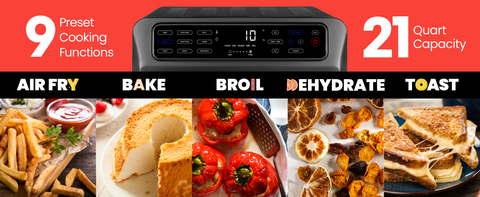 Chefman Toast-Air®: The All-in-One Air Fryer 