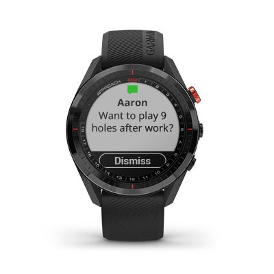 Garmin Approach S62 Premium GPS Golf Watch with Sensor, Black  