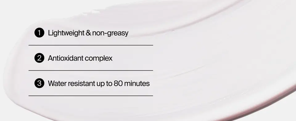 mineral oil-free paraben-free oxybenzone-free gentle quick-drying lightweight water-resistant