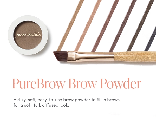 PureBrow Brow Powder is a silky-soft, easy-to-use brow powder fills in brows for a soft, full, diffused look. 