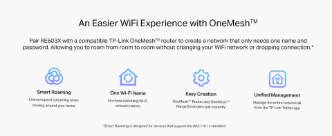 Pair range extender with a compatible router to create a mesh network