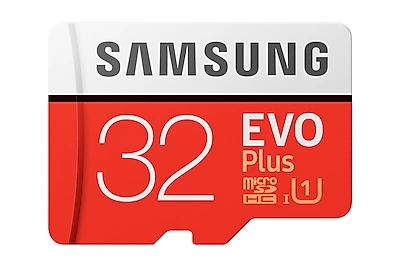 Samsung EVO Plus 32GB microSDHC UHS I Memory Card MB-MC32GA/AM