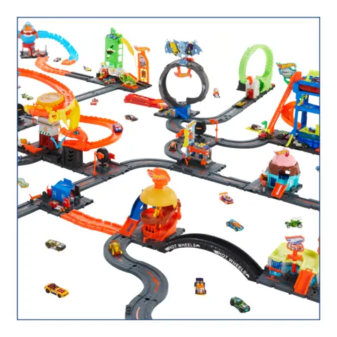 Hot Wheels Let's Race Netflix - City Wreck & Ride Gorilla