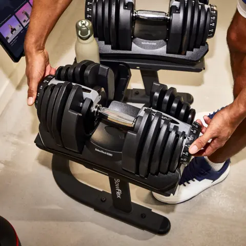 BowFlex SelectTech Adjustable Dumbbell Stand in Black