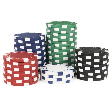 Set 100 Fiches Poker Plastica - 4 Colori, Con Scatola Portafiches, Per Giochi E Didattica Bambini - Foto 5