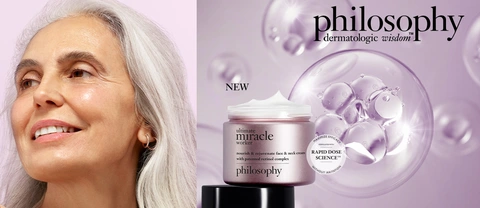 philosophy dermatologic wisdomᵀᴹ NEW MAXIMIZE EFFICACY FORMULATED WITH RAPID DOSE SCIENCEᵀᴹ WITHOUT IRRITATION