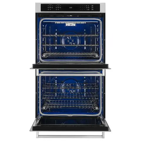 KitchenAid 27 Double Wall Oven with Even Heat True Convection Stainless Steel