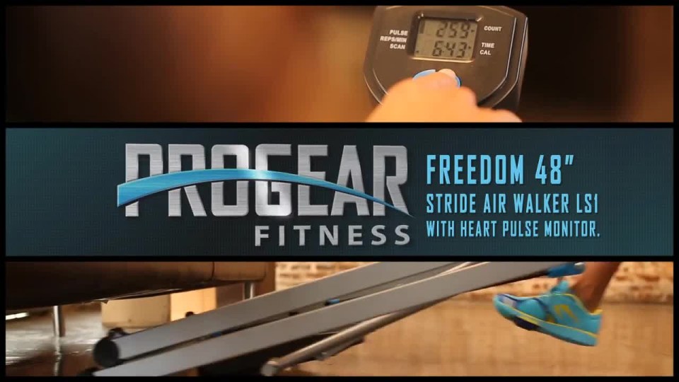 PROGEAR Freedom 48" Stride Air Walker Elliptical LS1 with Heart Pulse Monitor - image 2 of 25